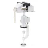 XPOtool Mini Tischschraubstock 78 mm Backenbreite 50 mm Spannweite 360° drehbar, Werkbank Schraubstock aus Aluminium