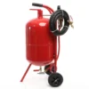 XPOtool Mobiles Sandstrahlgerät 38 L, Druckluft Sandstrahler mit Zubehör, zum Rost Entfernen und Farbe Entfernen, Sandstrahlanlage Strahlgerät