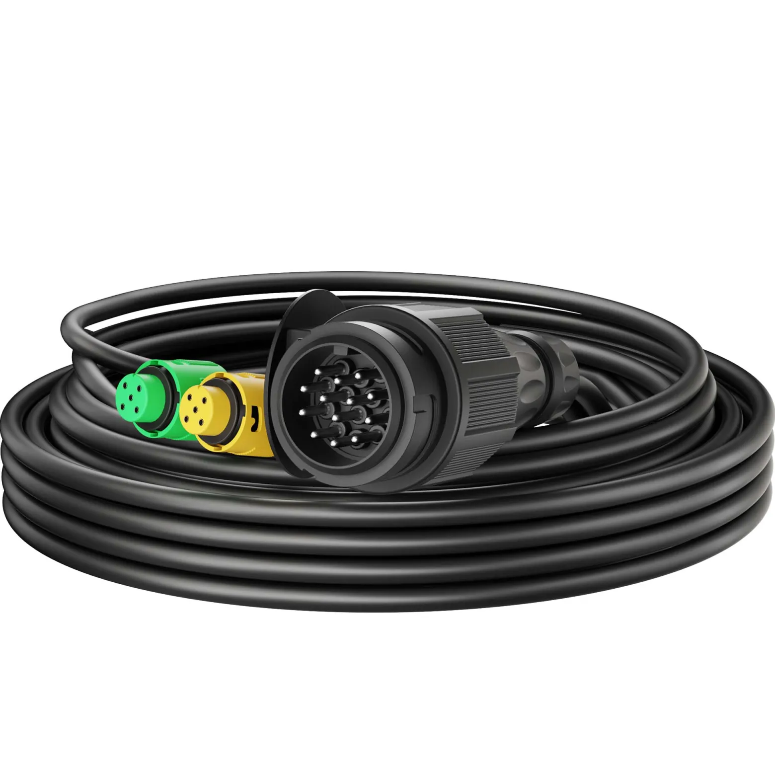 XPOtool 13 Pin Anhänger 5 m Kabel 13-poliges Anhängerkabel für Rückleuchten bei Anhänger und Wohnwagen