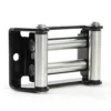 XPOtool Rollenfenster für Seilwinden mit 907-1587kg, Windenfenster mit 4 Rollen Lochabstand 109mm, Seilrollenfenster