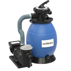 XPOtool Sandfilteranlage 250 W mit 26l Filtertank und selbstansaugender Pumpe 10000 l/h, Sandfilterpumpe, Pool-Pumpe