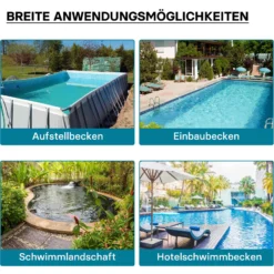 XPOtool Sandfilteranlage 250 W mit 26l Filtertank und selbstansaugender Pumpe 10000 l/h, Sandfilterpumpe, Pool-Pumpe