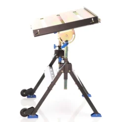 XPOtool Schweißtisch klappbar bis 150 kg aus Stahl, Schweißwagen höhenverstellbar 735-860 mm, Neigung bis 90°, Werkbank, Werkstattwagen mit Ablage