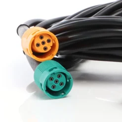 XPOtool Set Anhänger Rückleuchten 2er RFS Tüllenanschluss T1 Anhänger Beleuchtung und 5m 7-Pin-Anhängerkabel