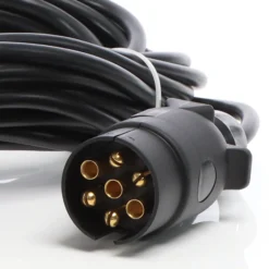 XPOtool Set Anhänger Rückleuchten 2er RFS Tüllenanschluss T1 Anhänger Beleuchtung und 5m 7-Pin-Anhängerkabel