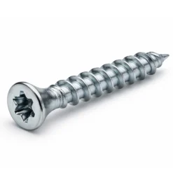 XPOtool Set 50x Edelstahl Clips 7 mm, 60x Sechsrund Schrauben 3,5x20 mm T15 zur Montage von Terrassendiele mit 7 mm Nut
