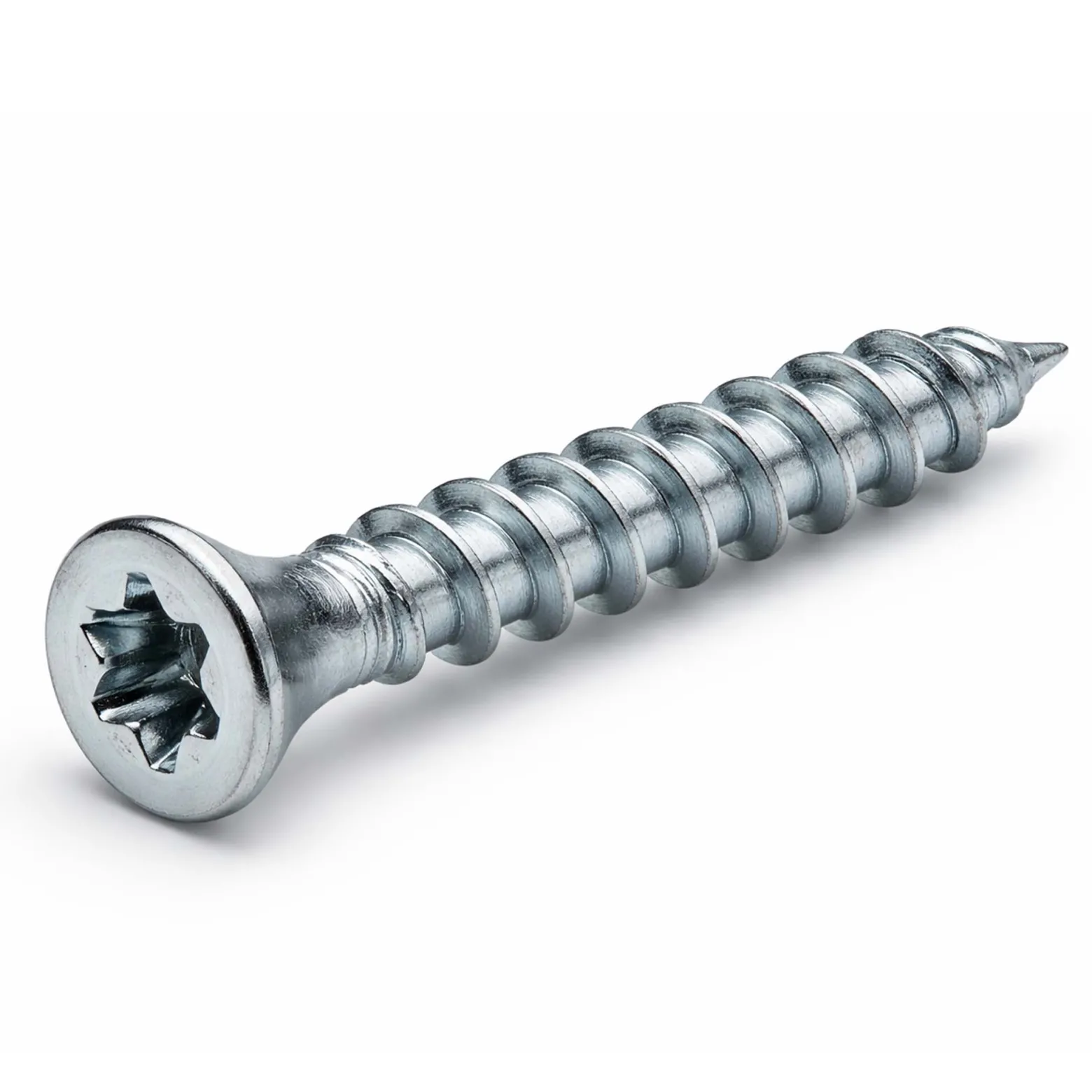 XPOtool Set 50x Edelstahl Clips 6 mm, 60x Sechsrund Schrauben 3,5x20 mm T15 zur Montage von Terrassendiele mit 6 mm Nut