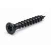 XPOtool Set 50x Edelstahl Clips 8 mm, schwarz, 60x Sechsrund Schrauben 3,5x20 mm T15 zur Montage von Terrassendiele mit 8 mm Nut