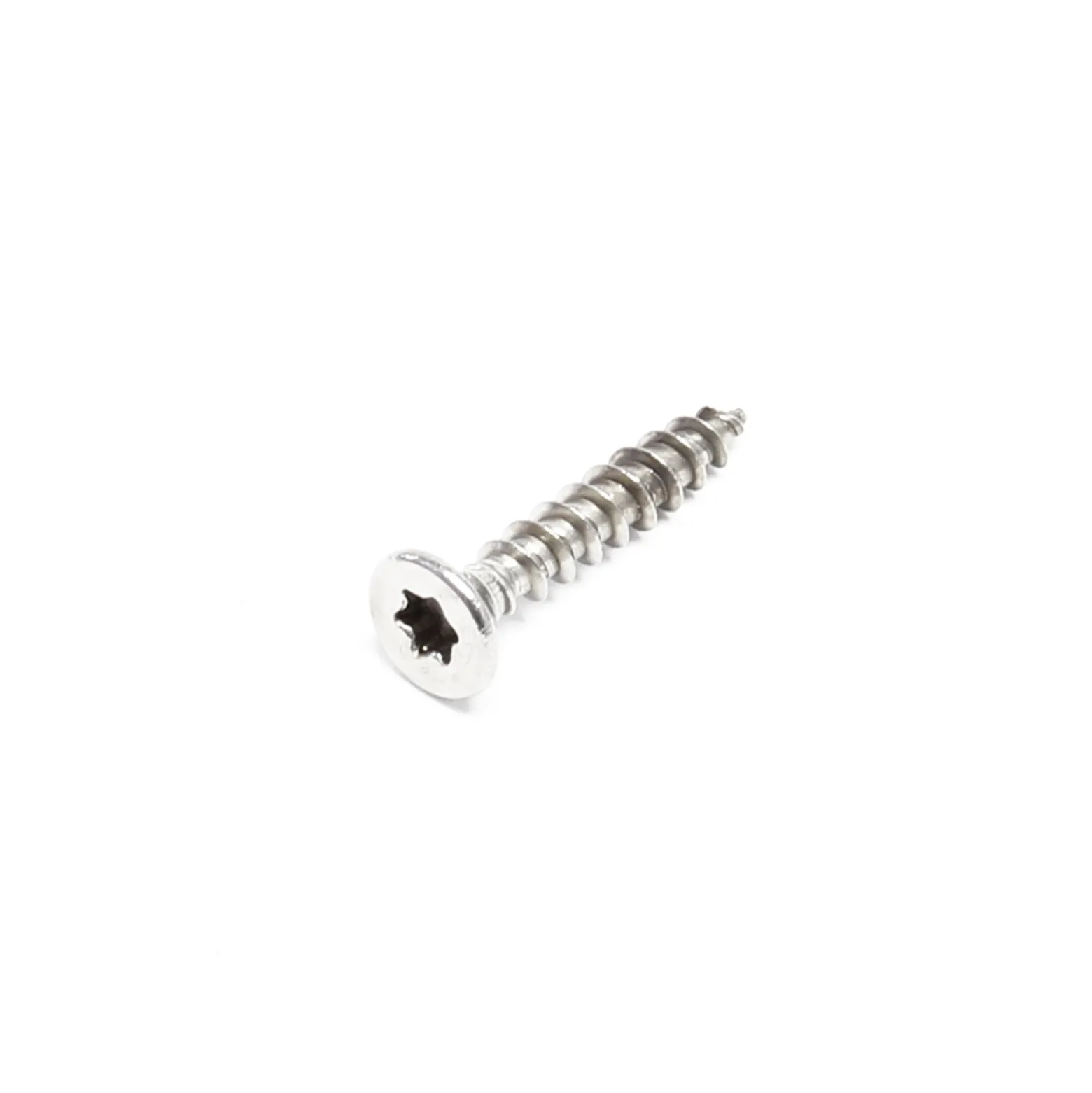 XPOtool Set 50x Edelstahl Clips 8 mm, 60x Sechsrund Schrauben 3,5x20 mm T15 zur Montage von Terrassendiele mit 8 mm Nut