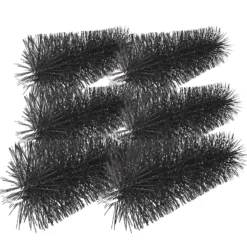 XPOtool Set 6x konische Fallrohrbürste Ø8–12 cm L: 25 cm Laubschutz für Fallrohre als Laubschutz / Marderschutz gegen Verstopfungen