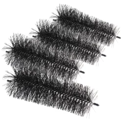 XPOtool Set 4x konische Fallrohrbürste Ø8–12 cm L: 25 cm Laubschutz für Fallrohre als Laubschutz / Marderschutz gegen Verstopfungen