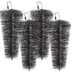 XPOtool Set 4x konische Fallrohrbürste Ø8–12 cm L: 25 cm Laubschutz für Fallrohre als Laubschutz / Marderschutz gegen Verstopfungen