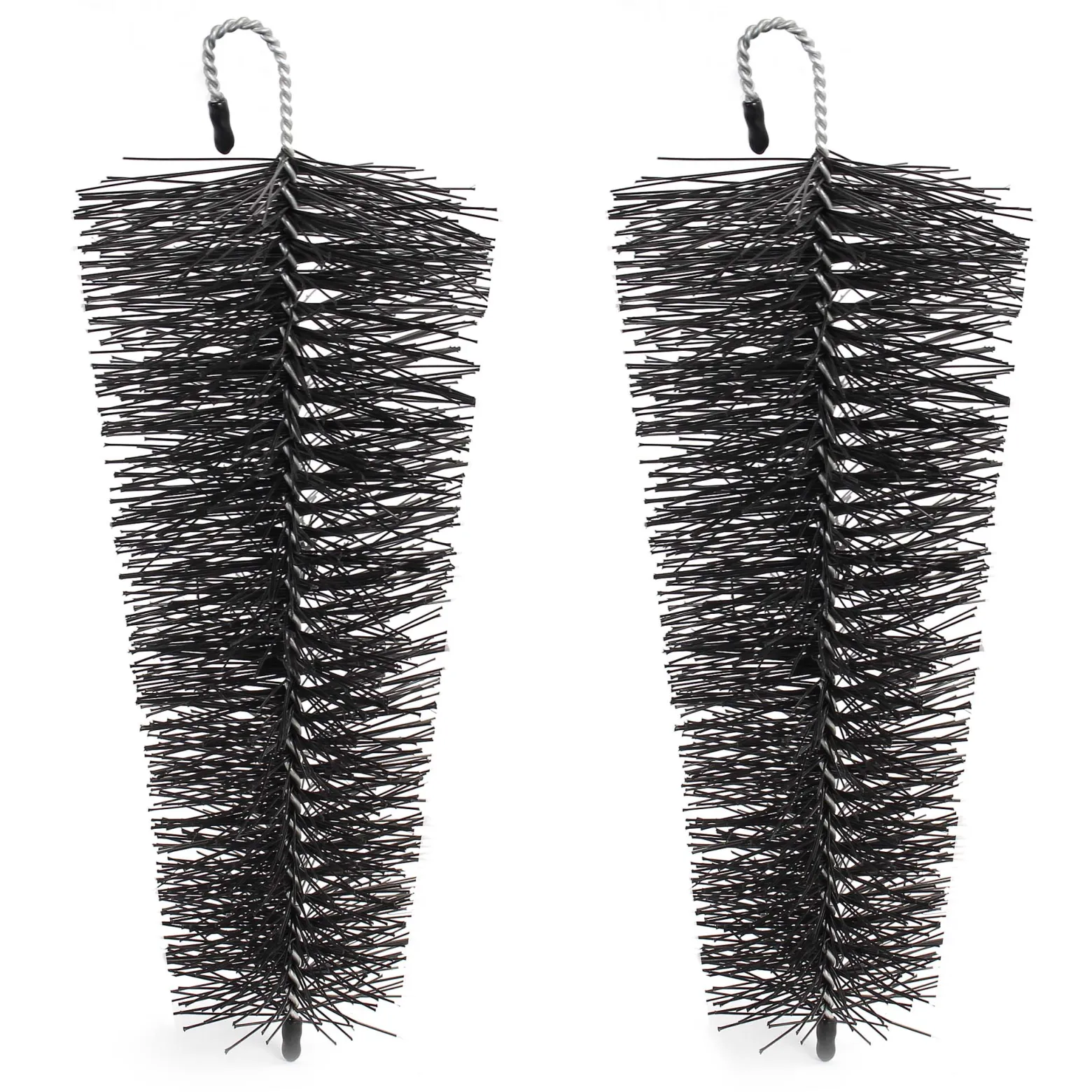 XPOtool Set 2x konische Fallrohrbürste Ø8–12 cm L: 25 cm Laubschutz für Fallrohre als Laubschutz / Marderschutz gegen Verstopfungen