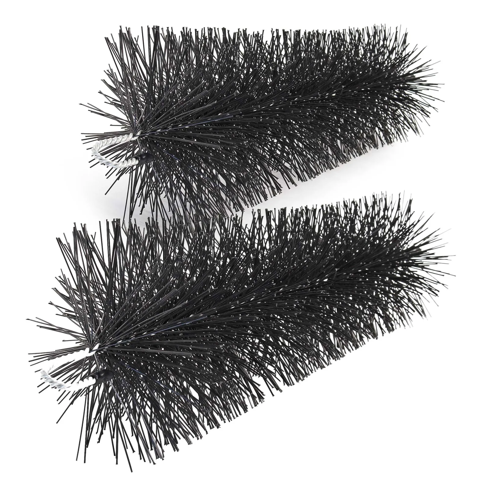 XPOtool Set 2x konische Fallrohrbürste Ø8–12 cm L: 25 cm Laubschutz für Fallrohre als Laubschutz / Marderschutz gegen Verstopfungen