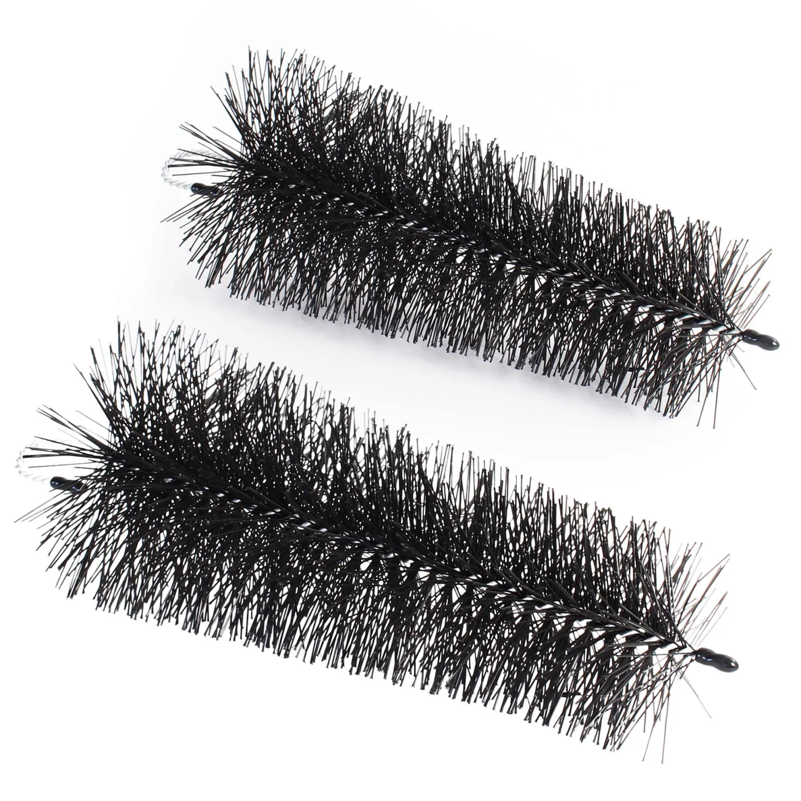 XPOtool Set 2x konische Fallrohrbürste Ø8–12 cm L: 25 cm Laubschutz für Fallrohre als Laubschutz / Marderschutz gegen Verstopfungen