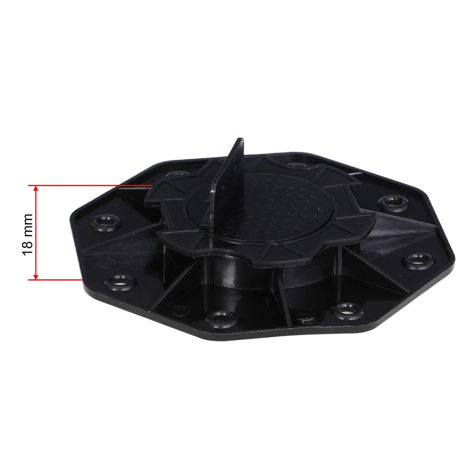 XPOtool Set 100x Stelzlager für Terrassen, 2700kg, 18-28mm, höhenverstellbare Stellfüße für Terrassendielen, Platten und Planken