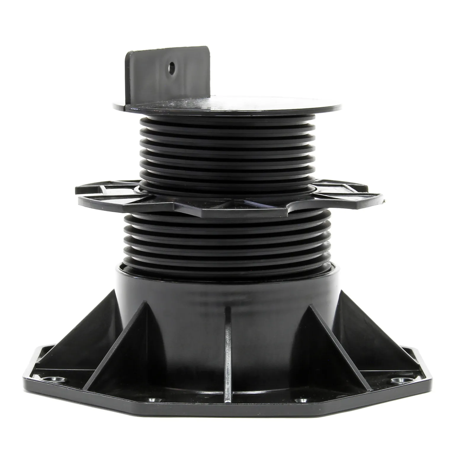 XPOtool Set 10x Stelzlager für Terrassen, 2700kg, 60-138mm, höhenverstellbare Stellfüße für Terrassendielen, Platten und Planken