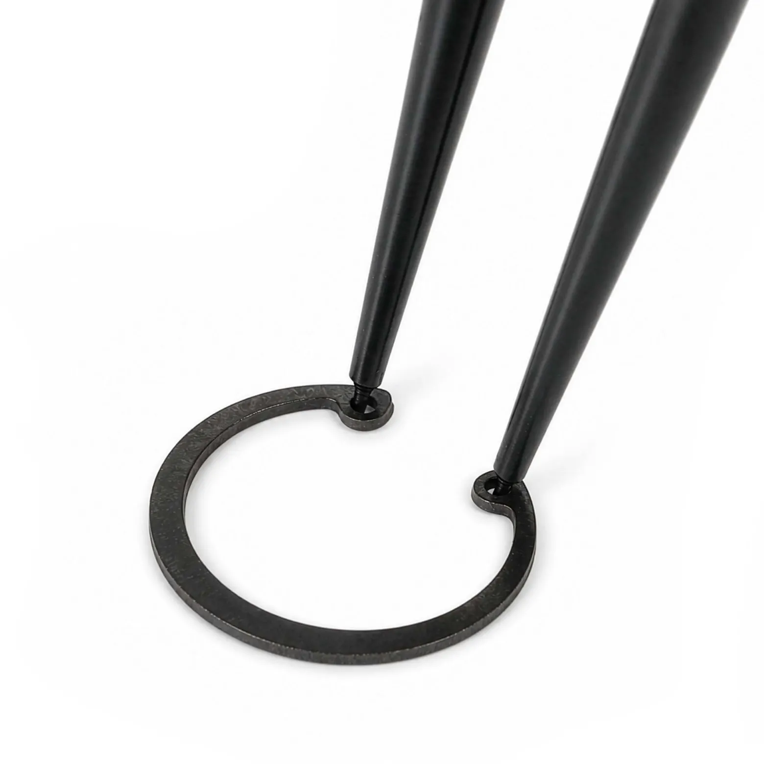 XPOtool Sprengring Zange 90° Winkel, 65 mm lange Spitzen, Seegeringzange aus Carbonstahl für Innenringe Innensprengringe, Sicherungszange mit rutschfestem Griff
