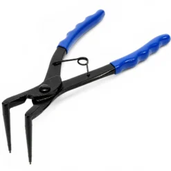 XPOtool Sprengring Zange 90° Winkel, 65 mm lange Spitzen, Seegeringzange aus Carbonstahl für Innenringe Innensprengringe, Sicherungszange mit rutschfestem Griff