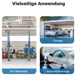 XPOtool teilbare Auffahrrampe 2er Set Schwerlast Autorampen bis 2,5 Tonnen aus Kunststoff für Pkws