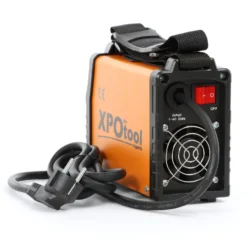XPOtool Tragbares MMA Elektroden Schweißgerät 20-120A IGBT Inverter, E-Hand Schweißgerät mit Zubehör, Schweissgerät mit Arc-force-, Hot-start- und Anti-stick-Funktion