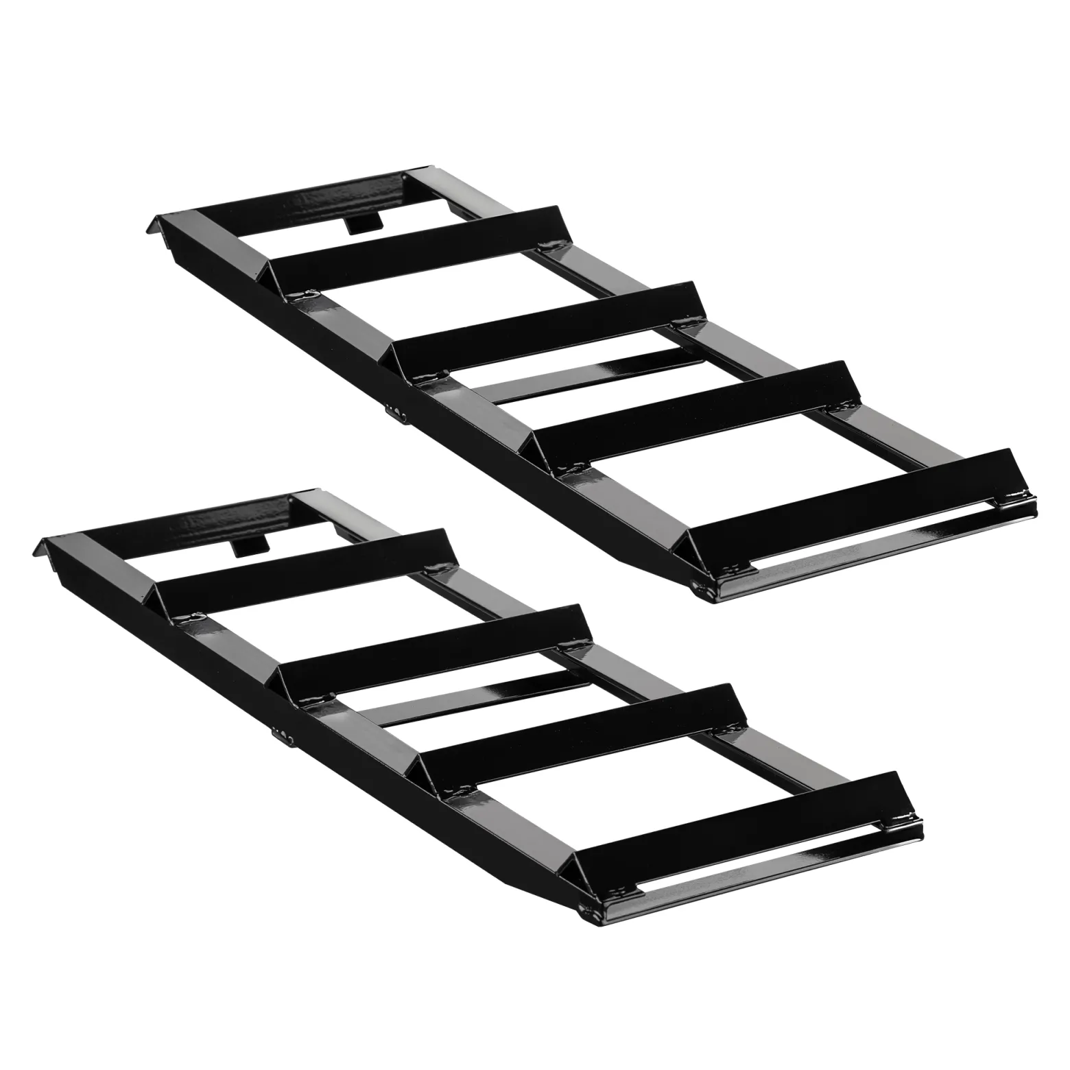 XPOtool Verlängerung für Auffahrrampen 2x 400 kg 650 x 195 mm Kfz-Rampe aus Stahl als Erweiterung für Autorampe, Verladerampe