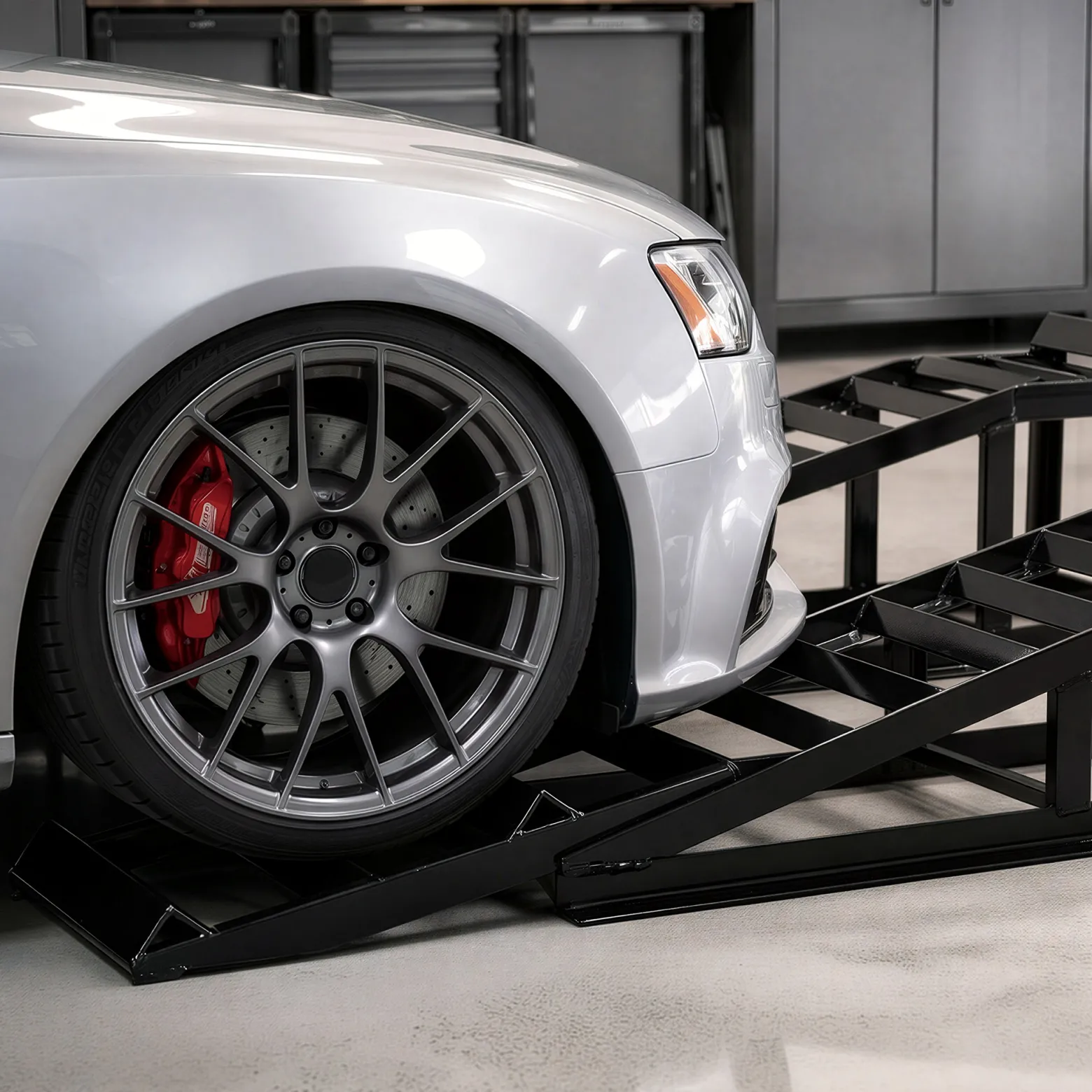 XPOtool Verlängerung für Auffahrrampen 2x 400 kg 650 x 195 mm Kfz-Rampe aus Stahl als Erweiterung für Autorampe, Verladerampe