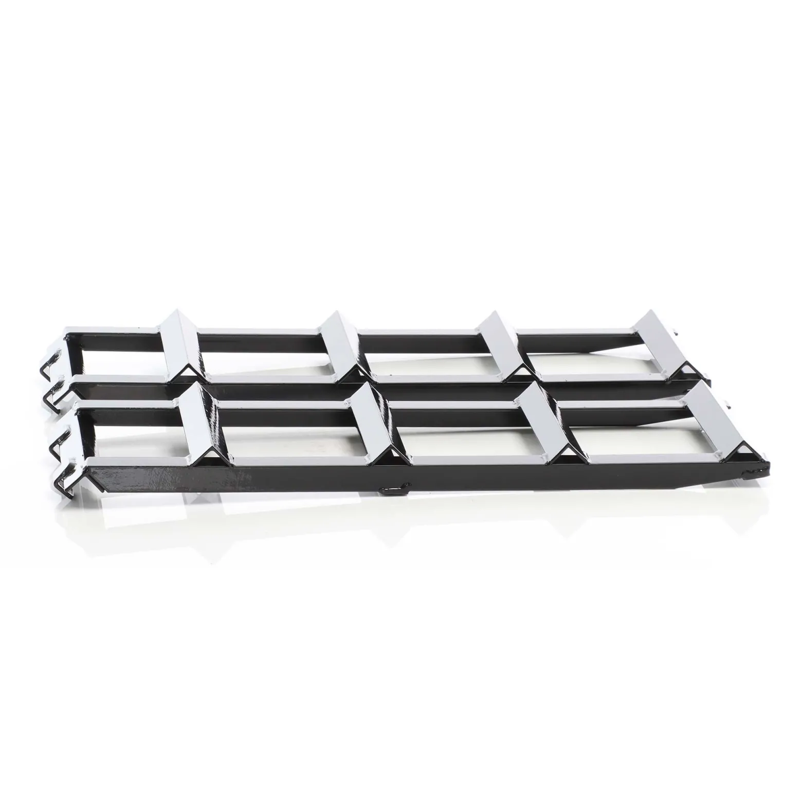 XPOtool Verlängerung für Auffahrrampen 2x 400 kg 650 x 195 mm Kfz-Rampe aus Stahl als Erweiterung für Autorampe, Verladerampe