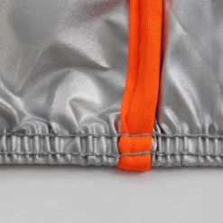 XPOtool Vollgarage für Auto Größe S 406x165x119cm Schutz vor Hagel, wasserdicht, lackschonend, Autoabdeckung mit Luftschlitzen, Reflektoren, Spanngurten