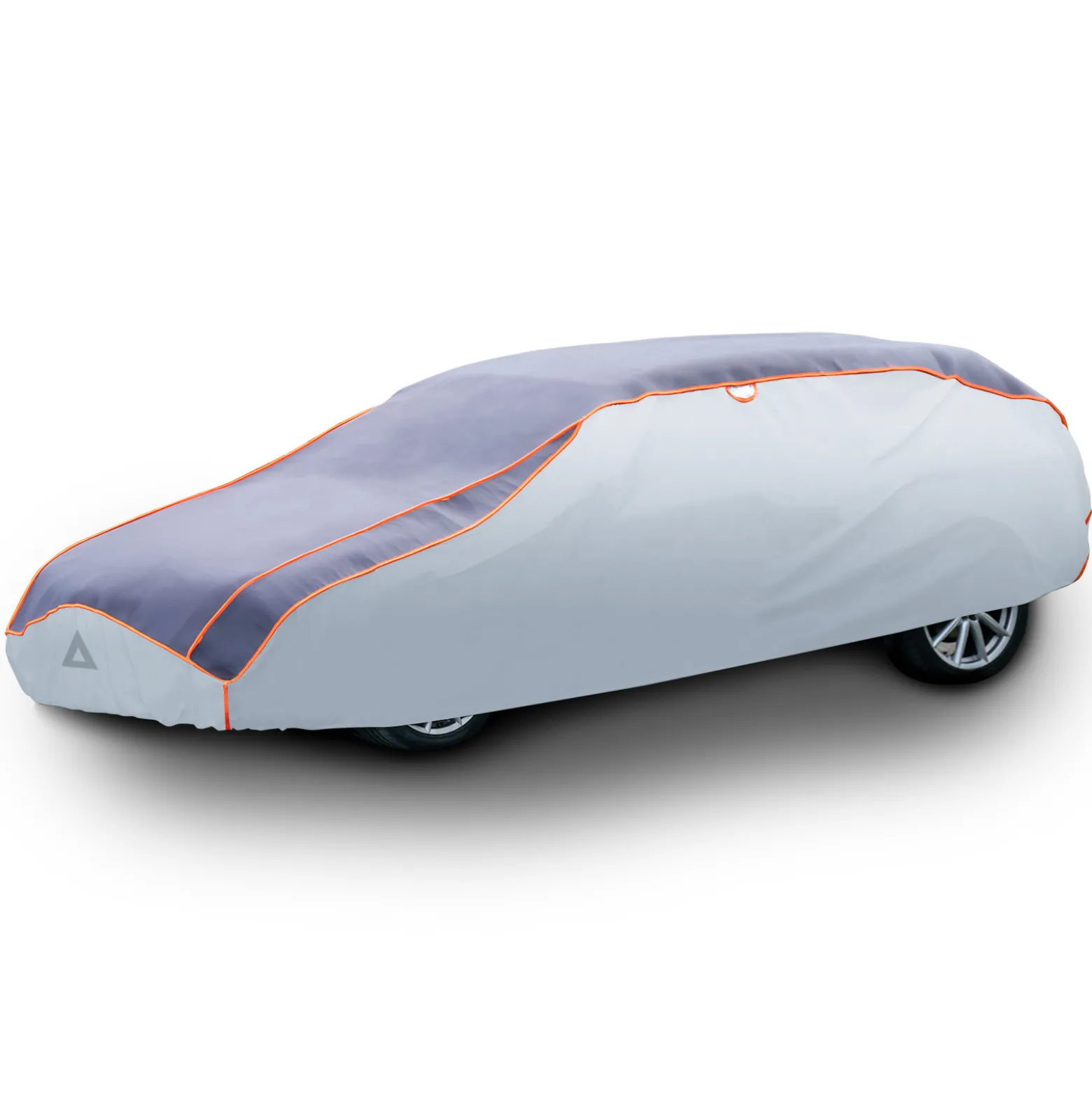 XPOtool Vollgarage für Auto Größe S 406x165x119cm Schutz vor Hagel, wasserdicht, lackschonend, Autoabdeckung mit Luftschlitzen, Reflektoren, Spanngurten