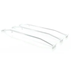 XPOtool 3x Flachplanenbügel für Anhänger 100-145 cm, verstellbare Aluminiumbügel für Anhängerplanen, Planenspanner für Flachplanen