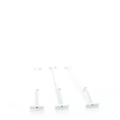 XPOtool 3x Flachplanenbügel für Anhänger 100-145 cm, verstellbare Aluminiumbügel für Anhängerplanen, Planenspanner für Flachplanen