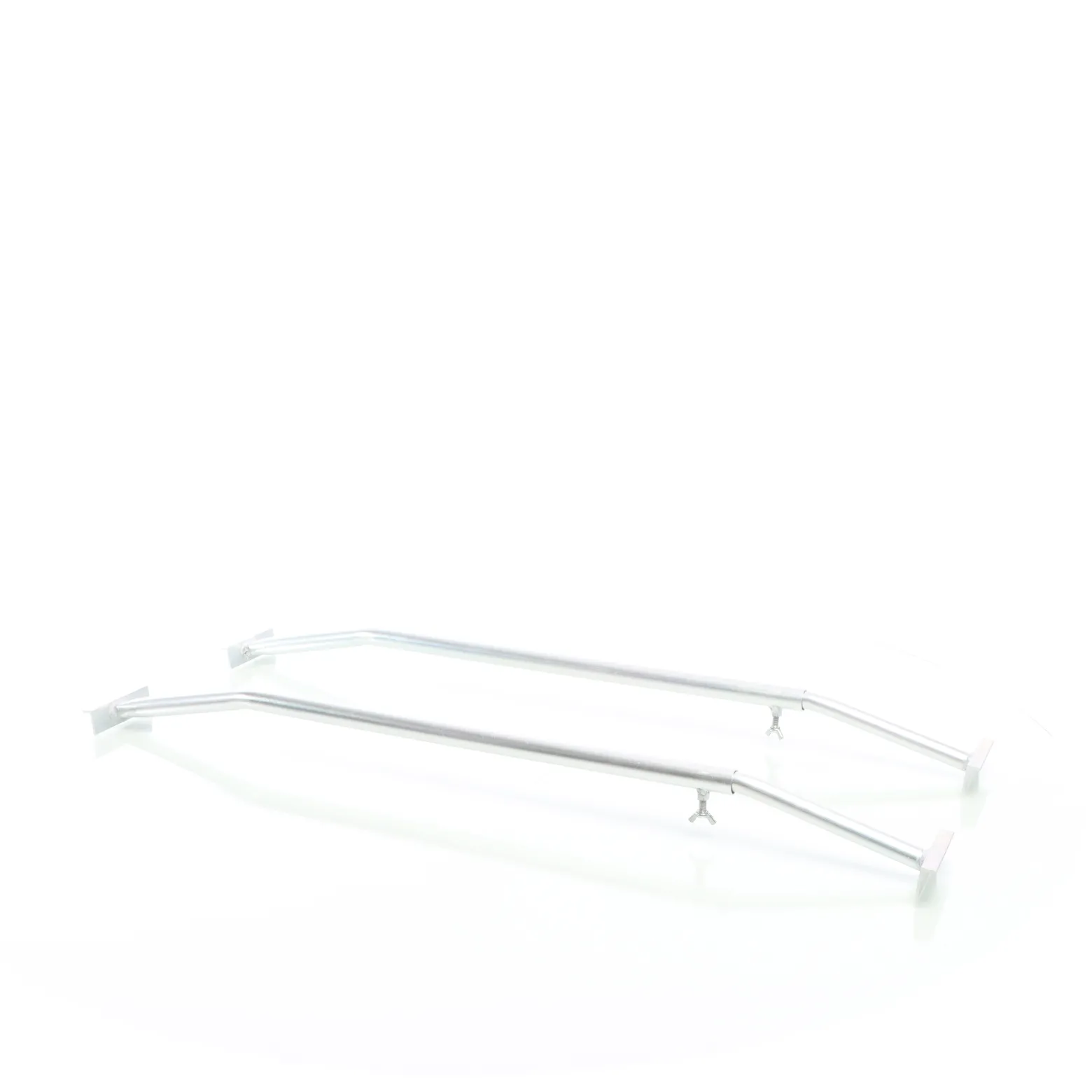 XPOtool 2x Flachplanenbügel für Anhänger 100-145 cm, verstellbare Aluminiumbügel für Anhängerplanen, Planenspanner für Flachplanen