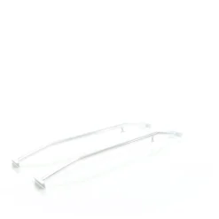 XPOtool 2x Flachplanenbügel für Anhänger 100-145 cm, verstellbare Aluminiumbügel für Anhängerplanen, Planenspanner für Flachplanen