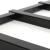 XPOtool 2x Metallregal zur Holzlagerung, 310 x 30 x 455 mm, Kragarmregal mit 3 Etagen, Schwerlastregal 50 kg pro Ebene in Schwarz