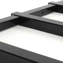 XPOtool 2x Metallregal zur Holzlagerung, 310 x 30 x 455 mm, Kragarmregal mit 3 Etagen, Schwerlastregal 50 kg pro Ebene in Schwarz