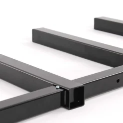 XPOtool 2x Metallregal zur Holzlagerung, 310 x 30 x 455 mm, Kragarmregal mit 3 Etagen, Schwerlastregal 50 kg pro Ebene in Schwarz