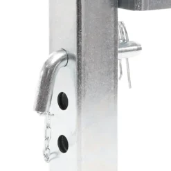 XPOtool 2x Stützfuß 350 mm Schwenkstütze bis 1300 kg aus Stahl für Anhänger inkl. Befestigungsmaterial