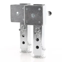 XPOtool 2x Stützfuß 350 mm Schwenkstütze bis 1300 kg aus Stahl für Anhänger inkl. Befestigungsmaterial
