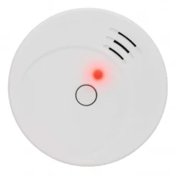 10x Rauchmelder mit 9V Batterie, Lange Lebensdauer, Lautstärke Alarm 85dB, Brandmelder kabellos, DIN EN 14604