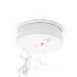 80x Rauchmelder mit 9V Batterie, Lange Lebensdauer, Lautstärke Alarm 85dB, Brandmelder kabellos, DIN EN 14604