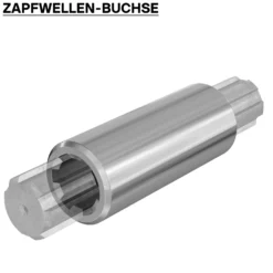 Zapfwellen Buchse A-Typ 100 mm für Vielkeilwelle PTO-Shaft mit 1 1/8