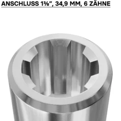 Zapfwellen Buchse B-Typ 100 mm für Vielkeilwelle PTO-Shaft mit 1 3/8