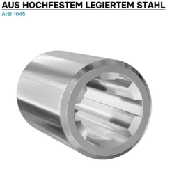 Zapfwellen Buchse B-Typ 80 mm für Vielkeilwelle PTO-Shaft mit 1 3/8