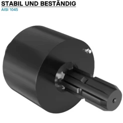 Zapfwellen Freilaufkupplung 220mm, 1 3/8" AG u. IG PTO-Shaft Vielkeilwelle mit 6 Zähnen, max. 3500Nm