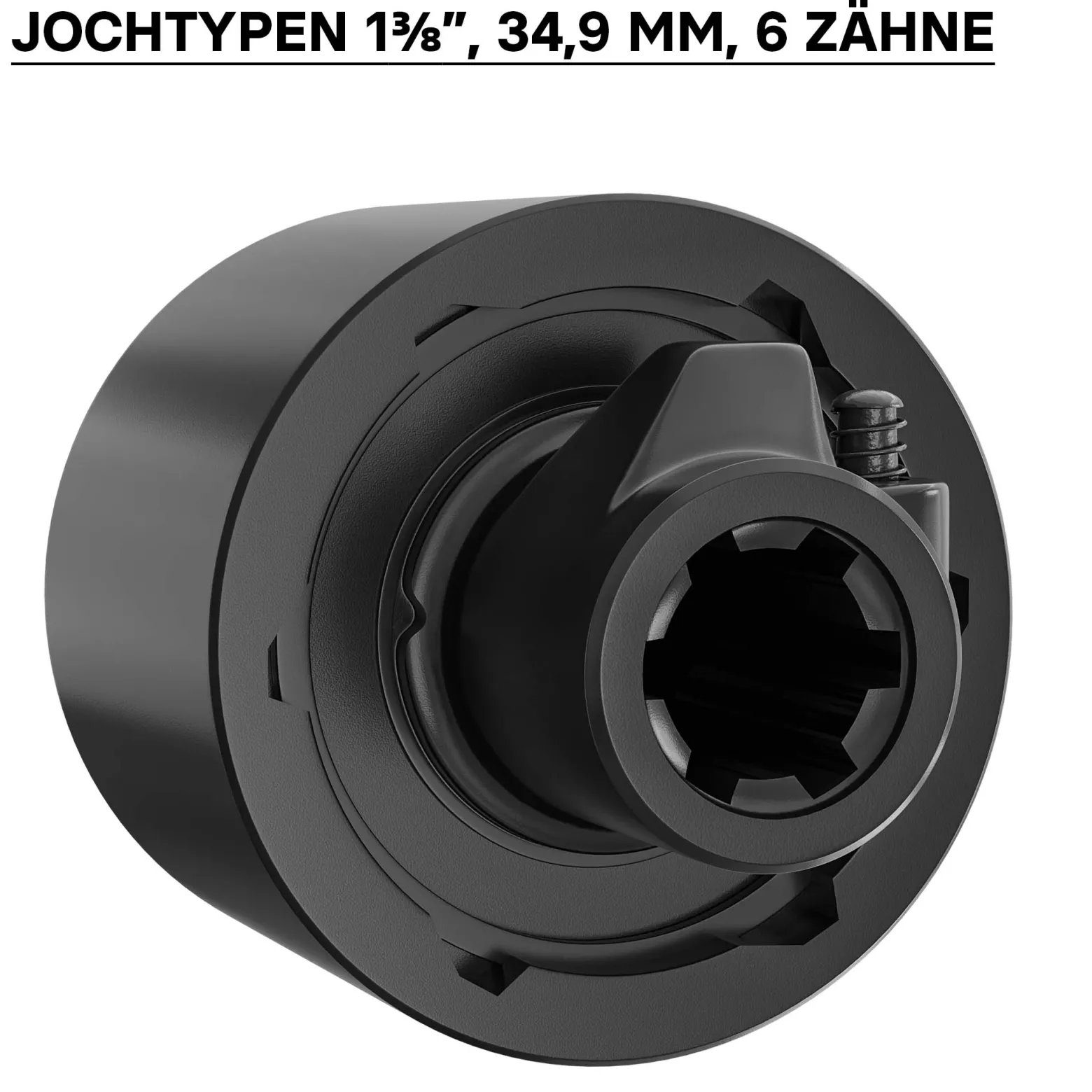 Zapfwellen Freilaufkupplung 220mm, 1 3/8" AG u. IG PTO-Shaft Vielkeilwelle mit 6 Zähnen, max. 3500Nm