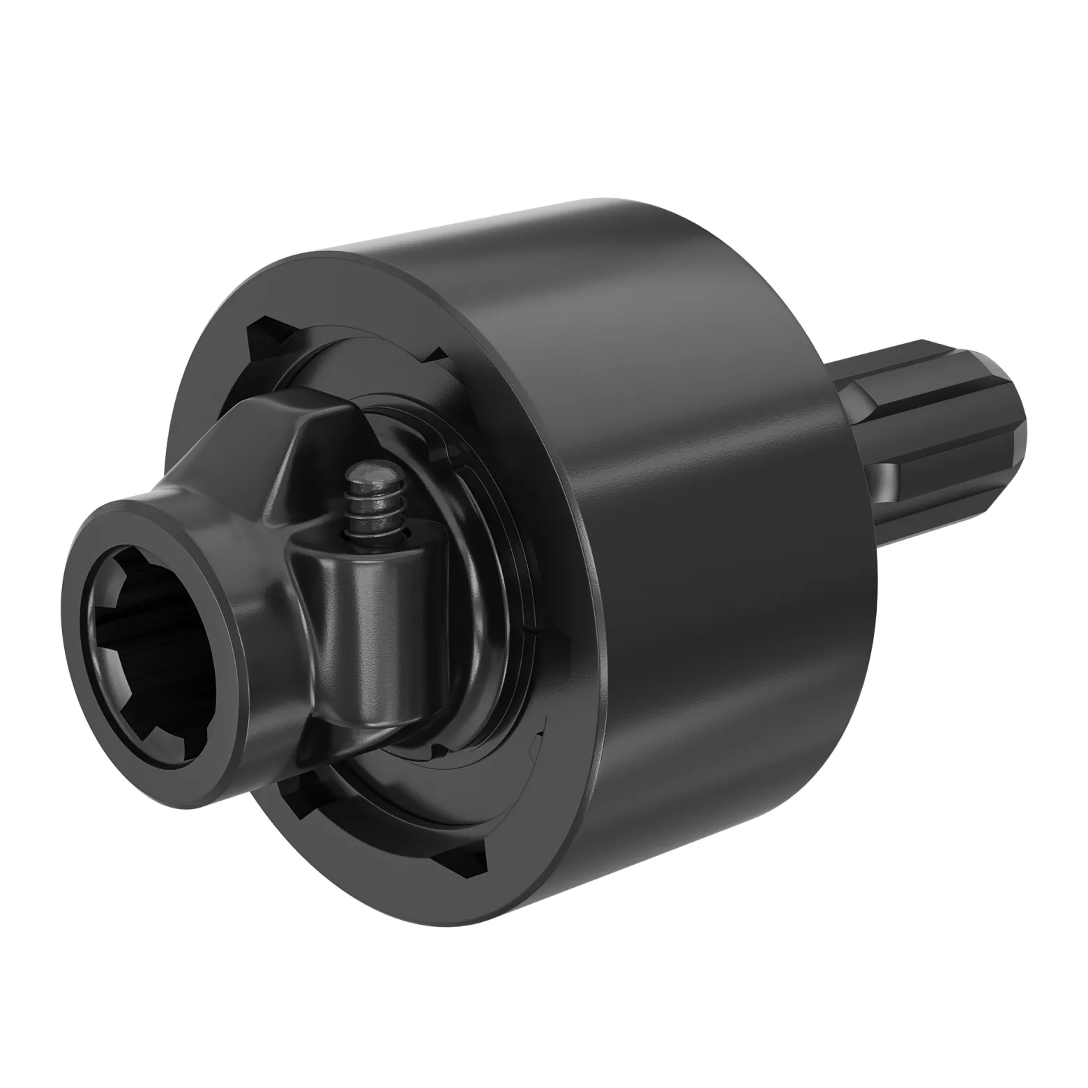 Zapfwellen Freilaufkupplung 201mm, 1 3/8" AG u. IG PTO-Shaft Vielkeilwelle mit 6 Zähnen, max. 2400Nm