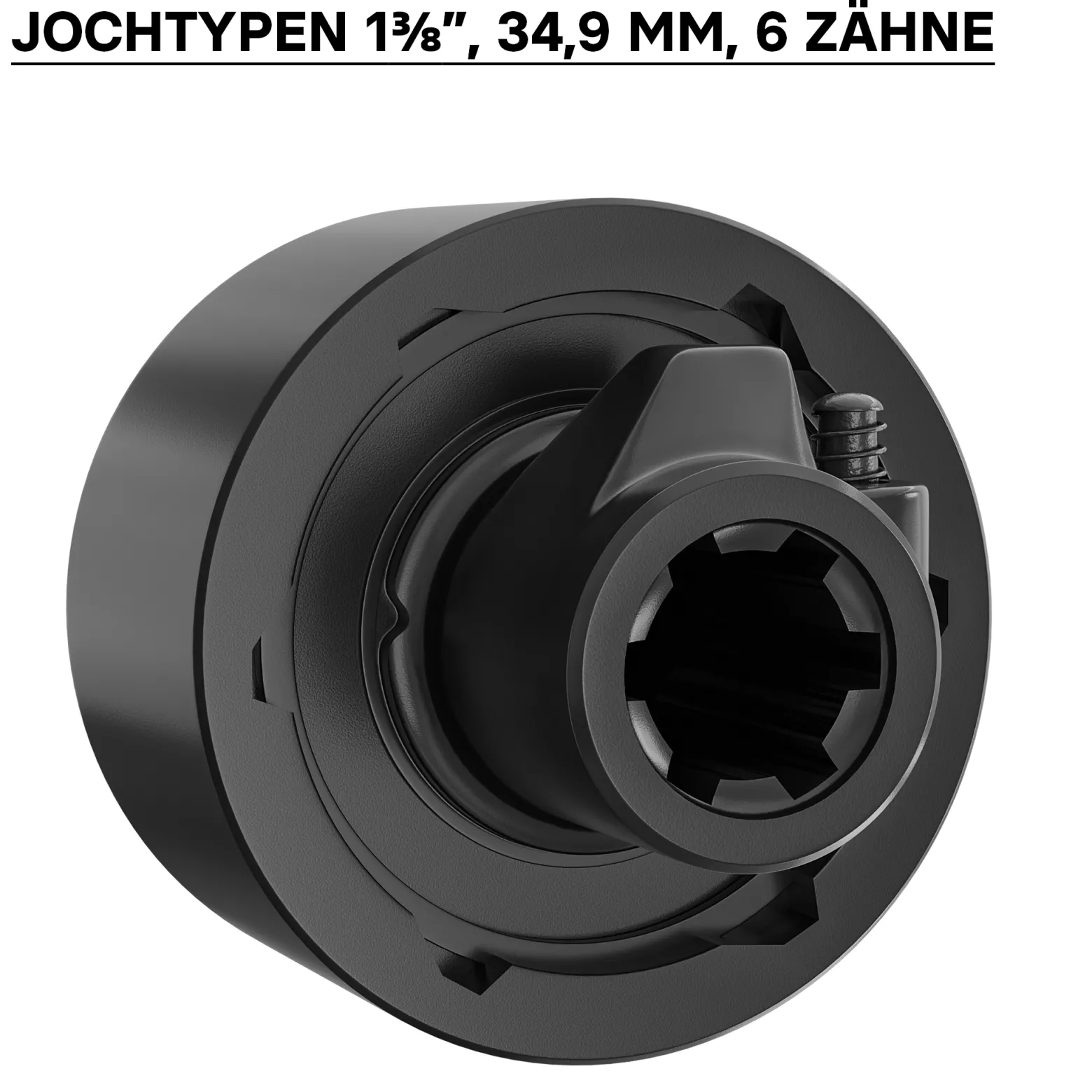 Zapfwellen Freilaufkupplung 201mm, 1 3/8" AG u. IG PTO-Shaft Vielkeilwelle mit 6 Zähnen, max. 2400Nm