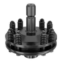 Zapfwellen Kupplung für 6 Zahn Keilwelle 1 3/8" AG und IG, PTO-Shaft mit max. 1200Nm, schwarz