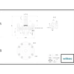 Zapfwellen Kupplung für 6 Zahn Keilwelle 1 3/8